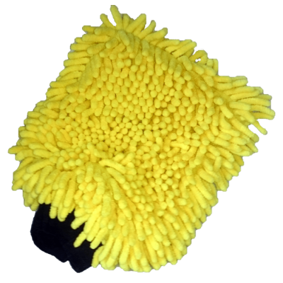 2 in 1 Wiggly Wash Mitt - Yellow
